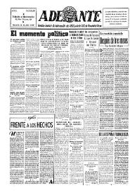 Portada:Adelante : Órgano del Partido Socialista Obrero Español de B.-du-Rh. (Marsella). Año II, núm. 89, 12 de julio de 1946