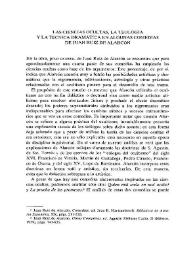 Las ciencias ocultas, la teología y la técnica dramática en algunas comedias de Juan Ruiz de Alarcón / Augusta Espantoso de Foley | Biblioteca Virtual Miguel de Cervantes