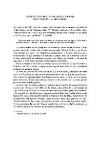 Carlos Loveira, novelista cubano que previó la tragedia / J. Riis Owre | Biblioteca Virtual Miguel de Cervantes