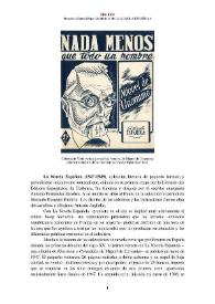 Portada:La Novela Española (1947-1949) [Semblanza] / Francisca Montiel Rayo