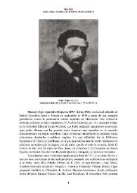 Manuel Ciges Aparicio (Enguera,1873 -Ávila, 1936) [Semblanza] / Cecilio Alonso | Biblioteca Virtual Miguel de Cervantes