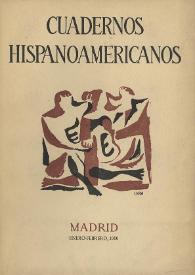 Portada:Cuadernos Hispanoamericanos. Núm. 13, enero-febrero 1950