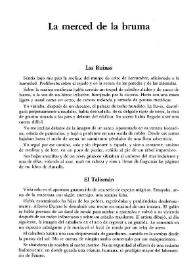 La merced de la bruma / José Antonio Ramos Sucre | Biblioteca Virtual Miguel de Cervantes