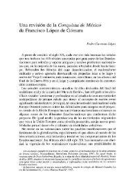 Una revisión de la "Conquista de México" de López de Gómara / Pedro Carreras López | Biblioteca Virtual Miguel de Cervantes