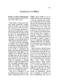 Cuadernos hispanoamericanos, núm. 616 (octubre 2001). América en los libros / Samuel Serrano, Milagros Sánchez Arnosi, José Manuel López de Abiada, Gunther Shmigale, Viviana Irma Paleta, Carmen Villarino Pardo, Clara Janés | Biblioteca Virtual Miguel de Cervantes
