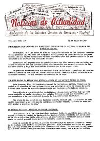 Noticias de Actualidad. Núm. 156, 15 de julio de 1950 | Biblioteca Virtual Miguel de Cervantes