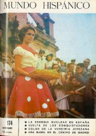 Portada:Mundo Hispánico. Núm. 174, septiembre 1962