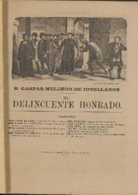 Más información sobre El delincuente honrado / Gaspar Melchor de Jovellanos