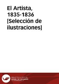 Portada:El Artista, 1835-1836 [Selección de ilustraciones] 