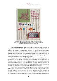 La Verónica Cartonera (2013- ) [Semblanza] / Carlos Andrés | Biblioteca Virtual Miguel de Cervantes