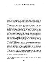 Portada:El teatro de los Machado / José Monleón