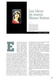 Los libros de mamá: Blasco Ibáñez / Francisco Umbral | Biblioteca Virtual Miguel de Cervantes