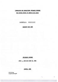 Annual report of the Fulbright Commission. Program year 1989 | Biblioteca Virtual Miguel de Cervantes