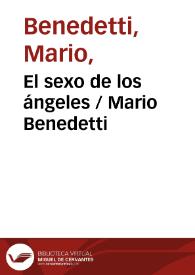 Portada:El sexo de los ángeles / Mario Benedetti