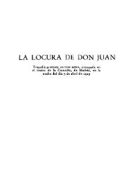 La locura de Don Juan / Carlos Arniches | Biblioteca Virtual Miguel de Cervantes
