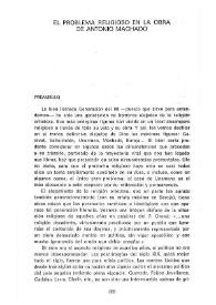 Portada:El problema religioso en la obra de Antonio Machado / Ángel Martínez Blasco