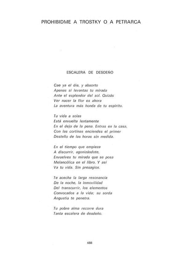 Prohibidme a Trostky o a Petrarca / Manuel Vilanova | Biblioteca Virtual Miguel de Cervantes