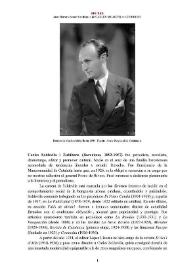 Carles Soldevila i Zubiburu (Barcelona, 1892-1967) [Semblanza] / Juan Herrero Senés | Biblioteca Virtual Miguel de Cervantes
