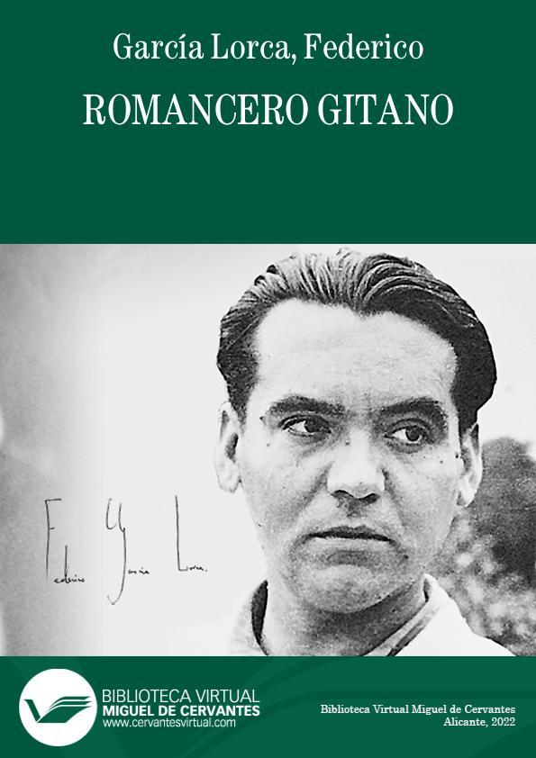 Romancero gitano / Federico García Lorca | Biblioteca Virtual Miguel de Cervantes