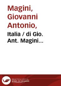Portada:Italia / di Gio. Ant. Magini...