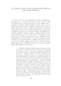 Portada:En torno al estilo de Alejo Carpentier en \"Los pasos perdidos\" / Klaus Müller-Bergh