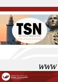 TSN. Revista de Estudios Internacionales / director Juan Antonio García Galindo | Biblioteca Virtual Miguel de Cervantes