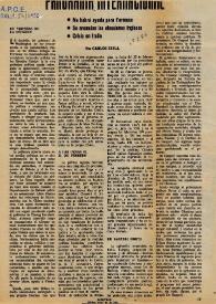No habrá ayuda para Formosa ; Se anuncian las elecciones inglesas ; Crisis en Italia / por Carlos Esplá | Biblioteca Virtual Miguel de Cervantes