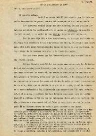 Carta de Carlos Esplá a Indalecio Prieto. 29 de septiembre de 1947
