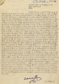 Portada:Carta de Indalecio Prieto a Carlos Esplá. San Juan de la Luz, 2 de septiembre de 1948
