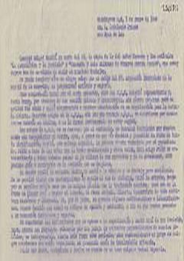 Carta de Rafael Supervía a Indalecio Prieto. Washington, 1 de enero de 1950 | Biblioteca Virtual Miguel de Cervantes