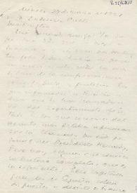 Carta de Carlos Esplá a Indalecio Prieto. México, D.  F., 27 de marzo de 1961