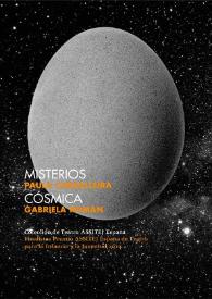 Misterios / Paula Carballeira. Cósmica / Gabriela Román | Biblioteca Virtual Miguel de Cervantes