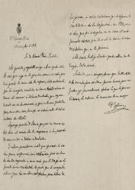 Portada:Carta de Pablo Iglesias a Benito Pérez Galdós. Madrid, 20 de junio de 1915