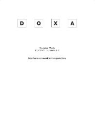 Portada:Doxa. Cuadernos de Filosofía del Derecho. Núm. 39, 2016