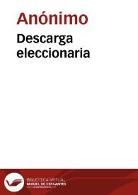 Descarga eleccionaria | Biblioteca Virtual Miguel de Cervantes