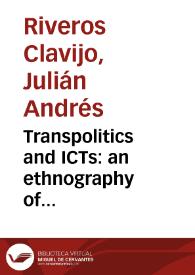Portada:Transpolitics and ICTs: an ethnography of Colocolombians in London = Transpolitica y TICs: una etnografía de los colombianos en Londres