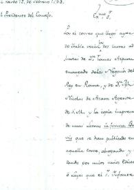 Respuesta del Gobierno al Monitorio de Parma. 19 de febrero de 1768 | Biblioteca Virtual Miguel de Cervantes