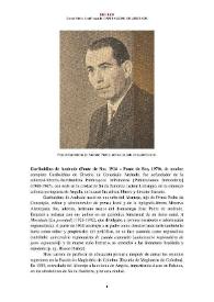 Garibaldino de Andrade (Ponte de Sor, 1914-1970) [Semblanza] / Daniel Melo