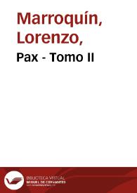 Portada:Pax - Tomo II