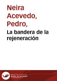 Portada:La bandera de la rejeneración