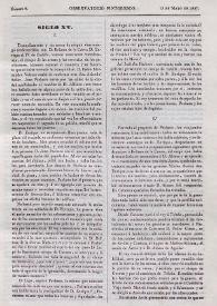 Más información sobre Observatorio pintoresco. Núm. 3, 15 de mayo de 1837