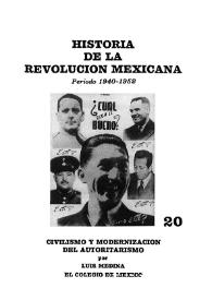 Más información sobre Civilismo y modernización del autoritarismo / por Luis Medina; coordinador Luis González