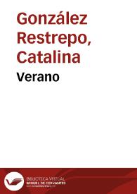 Verano | Biblioteca Virtual Miguel de Cervantes