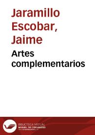 Artes complementarios | Biblioteca Virtual Miguel de Cervantes