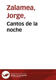 Portada:Cantos de la noche