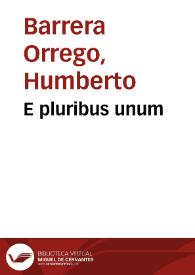 Portada:E pluribus unum