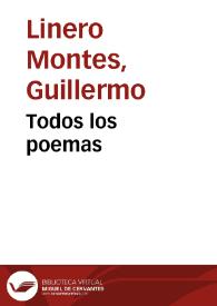 Todos los poemas | Biblioteca Virtual Miguel de Cervantes