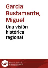 Portada:Una visión histórica regional