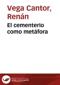 El cementerio como metáfora | Biblioteca Virtual Miguel de Cervantes