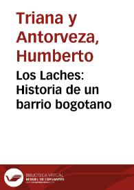 Portada:Los Laches: Historia de un barrio bogotano